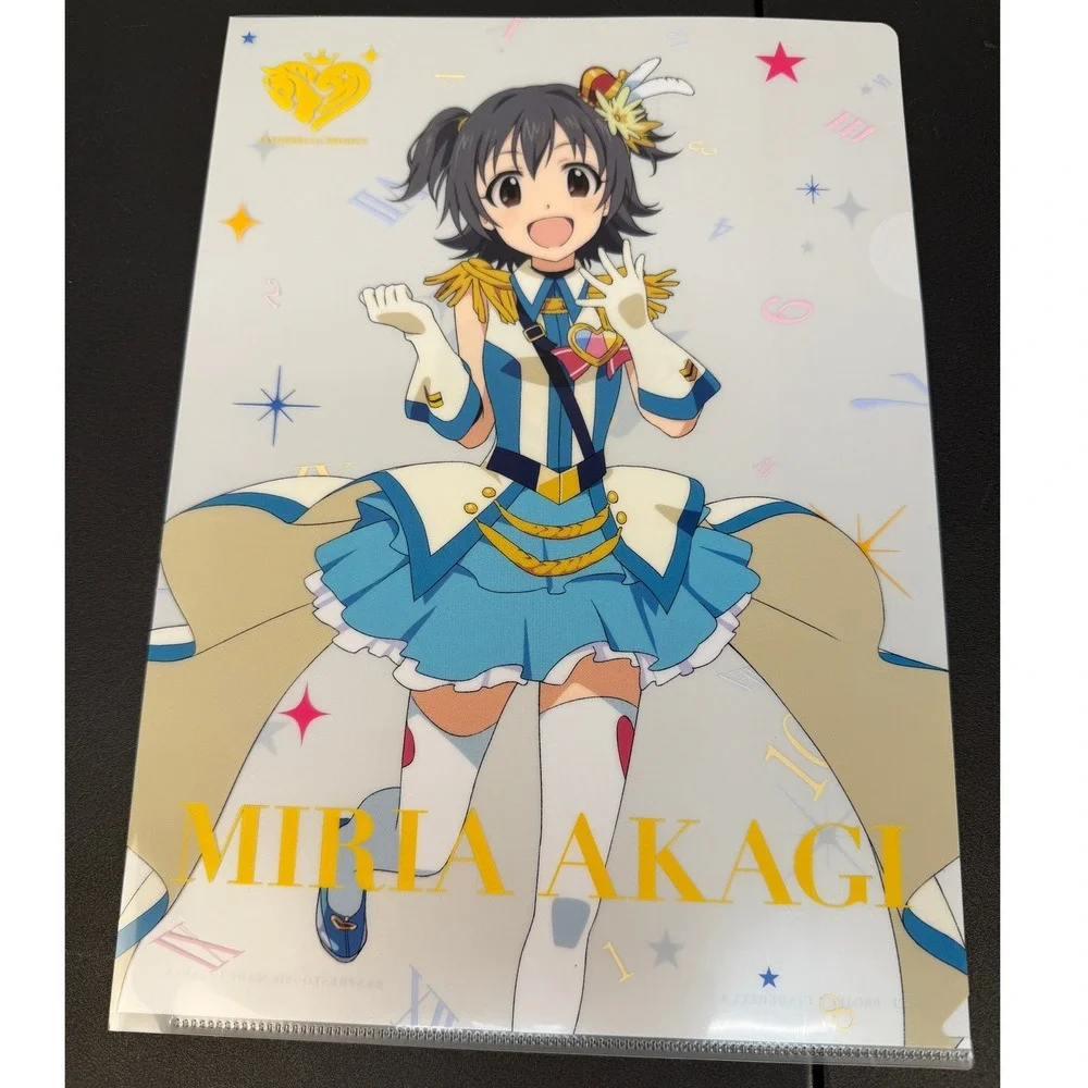The Idolmaster Cinderella Girls Clear File Folder Lot 3 Miria Akagi Rika Japan